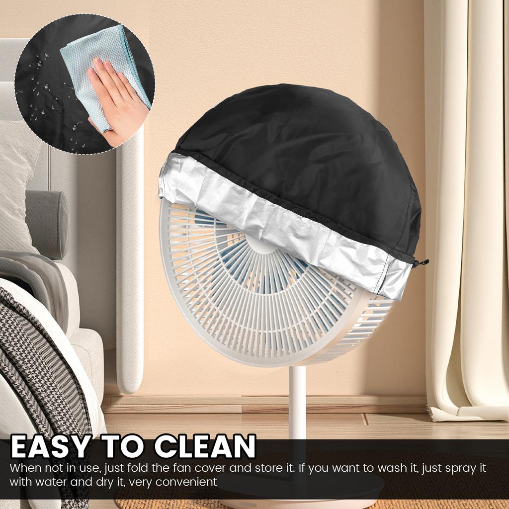 2 Stück Faltbare Industrieller Elektroventilatorabdeckung Wasserdicht und Staubdicht Outdoor-Abdeckung Oxford-Gewebe Ventilatorschutzabdeckung für Fabrik