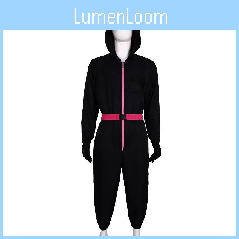 Squid Game Beliebter Film Halloween Kostüm für Kinder mit Baumwollmischgewebe Cosplay Anzug