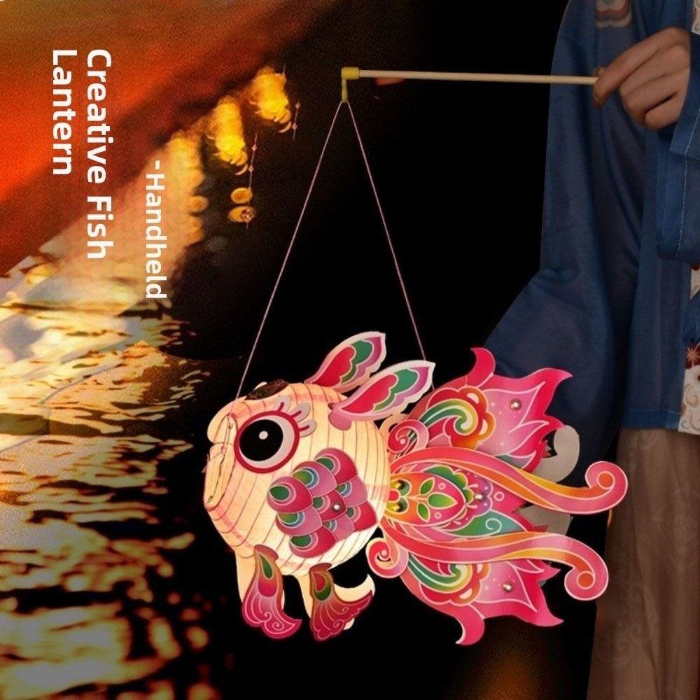 Hand Made Middle Autumn Festival Lantern Glowing Children's Handheld Lantern  Festival Decoration