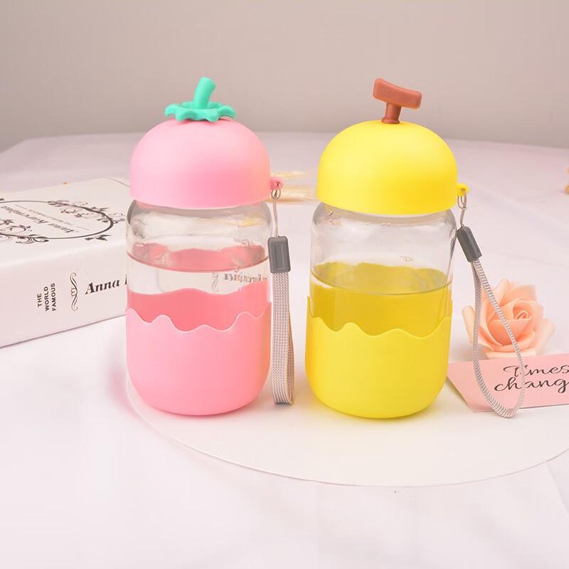 Creative Cartoon Children's Portable Glass Cup