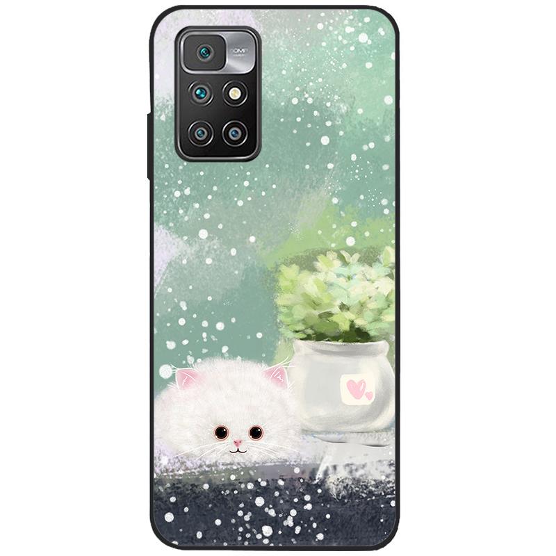 For Xiaomi Redmi 10 Case Silicone Soft TPU Back Cover For Xiaomi Redmi 10 Redmi10 Phone Cases Cute Painted Cover Shockproof Capa