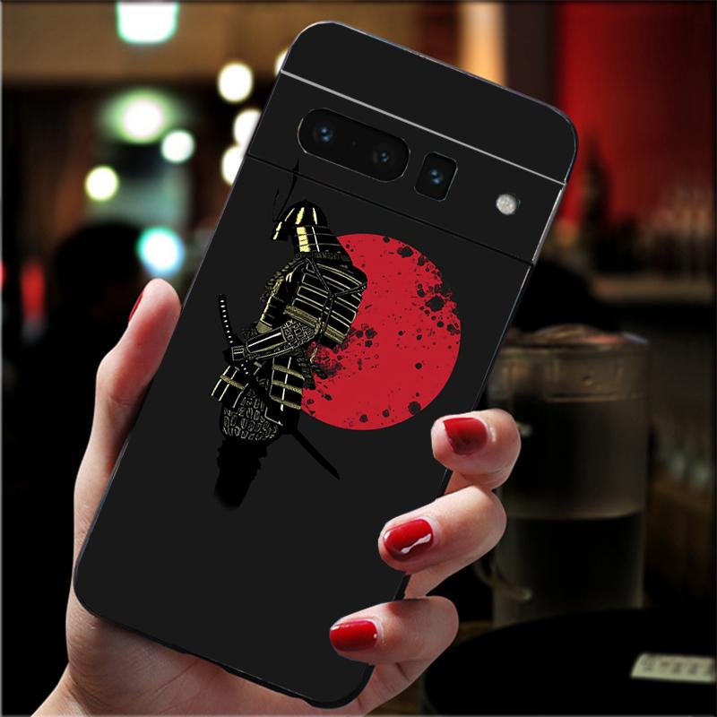 Phone Case For Google Pixel 10 9 Pro XL 9A 8 7 6 Pro Pixel 8A 7A 6A Pixel 8 7 6 5 Japanese samurai