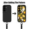 Flowers Fruits Print Lanyard Case For Samsung S26 FE A18 S25 S24 S23 S22 Ultra A54 A55 A16 A26 A36 A56 A17 A27 A37 A57 5G Bumper Cover