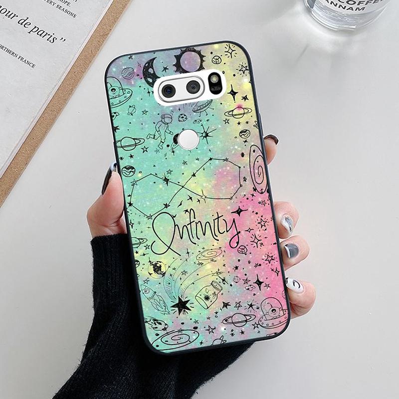 For LG V30 Plus Phone Case Lovely Panda Cartoon Painting Soft Siliocne Coque For LG V40 Thinq Cover Bumper for LG V30S V35 Thinq
