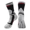 Kelorock Professional Sports Orienteering Thickened Sweat-Absorbing Half Marathon Outdoor Hiking Mountaineering Running Socks Black Gray