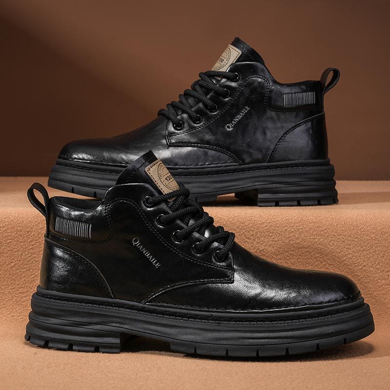 

Осінньо-зимовий тренд чоловічі черевики, ретро молодіжні черевики, британська мода черевики Мартін 44