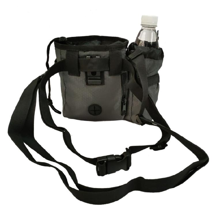 Multipurpose Adjustable Dog Treat Pouch Leakproof Design Convenient Waste Bag Holder Polyester Texture for Active Owners