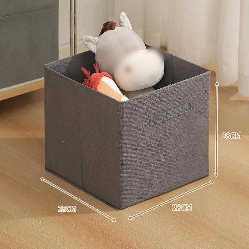 1PC Cube Storage Box Non Woven Foldable Home Supplies Wardrobe Space Saving for Toy Clothes Office Storage Organizer