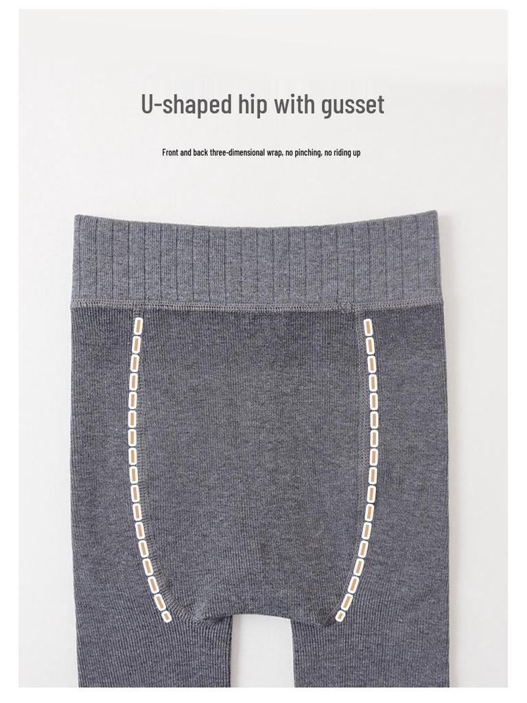 Fleece-lined Kids' Pantyhose & Leggings, Non-slip Dance Socks, and Bodysuits for Spring & Autumn.