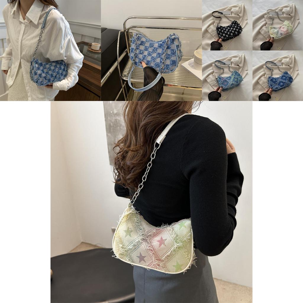 Fashionable Mini Crescent Bag Unique Korean Style Ins Inspired Shoulder Bag