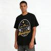 Wanderlust Mountain Starry Sky Graphic Casual Crewneck Tee Pure Cotton T-shirt