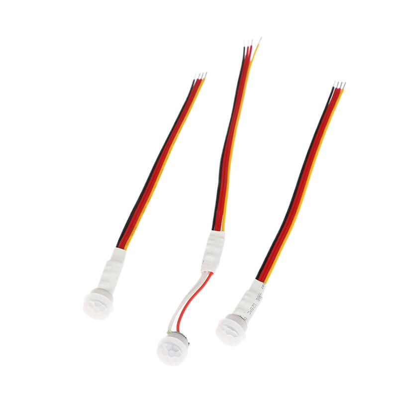 1/2/3Pcs Dc3-24V Pir Motion Sensor Auto On/Off Led Infrared Human Body Detection For Cabinet Closet Stairs Hallway