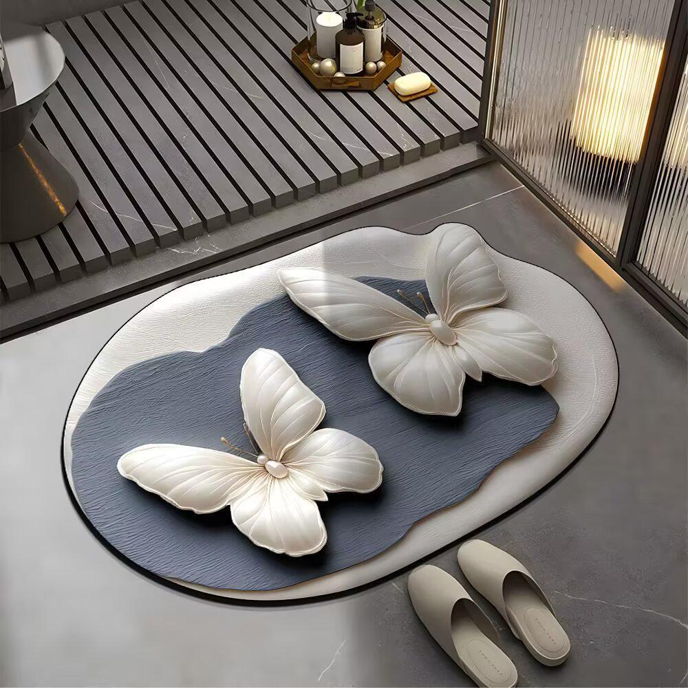 Diatom Mud Stain-Resistant Quick-Dry Bathroom Mat