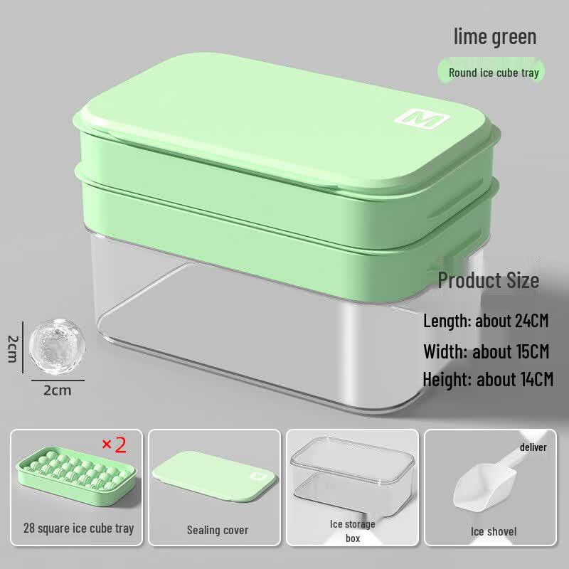 

Spherical Ice Cube Tray with Lid