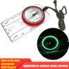 Luminous Exploration Compass, High-Precision Waterproof Compass, Travel Tool, Multifunctional Hiking And Cycling Exploration