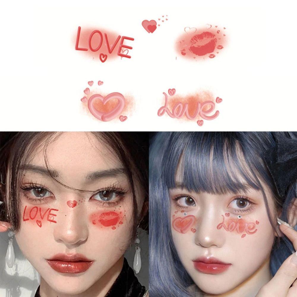 Waterproof Freckles Blush Stickers Long Lasting Makeup Stickers Face Temporary Tattoos  Concert