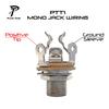 PURE TONE Open Jack Inch Size Mono Gold PTT1G