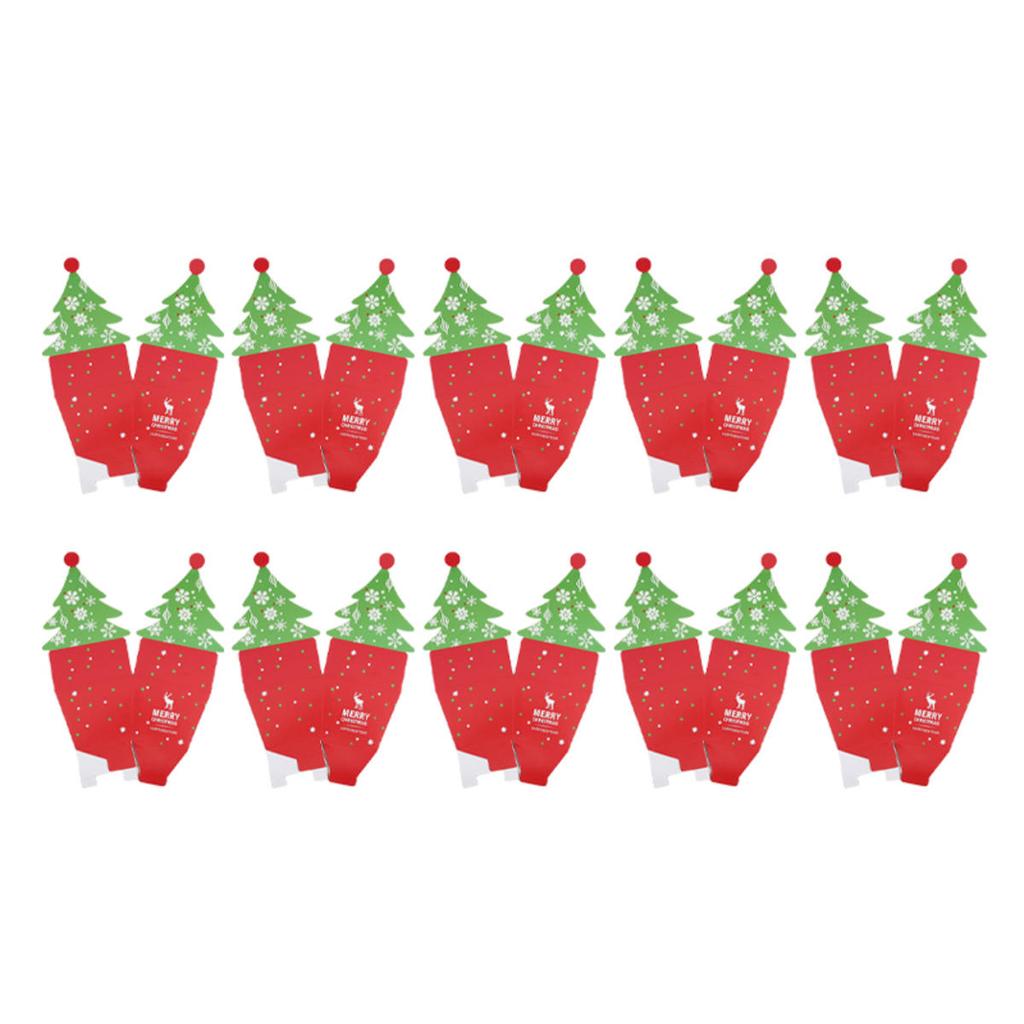 Merry Christmas Bombonera Santa Paper Gift Box Christmas Tree Elk Gift Packaging Box New Year Xmas Party Decoration