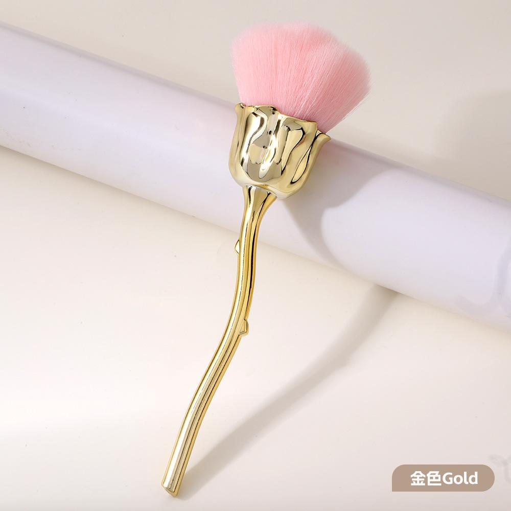Nail Art Rose Brush Nail Art Dust Brush Soft Bristle Brush Various Colors Optional Nail Art Tool Cleaning Brush