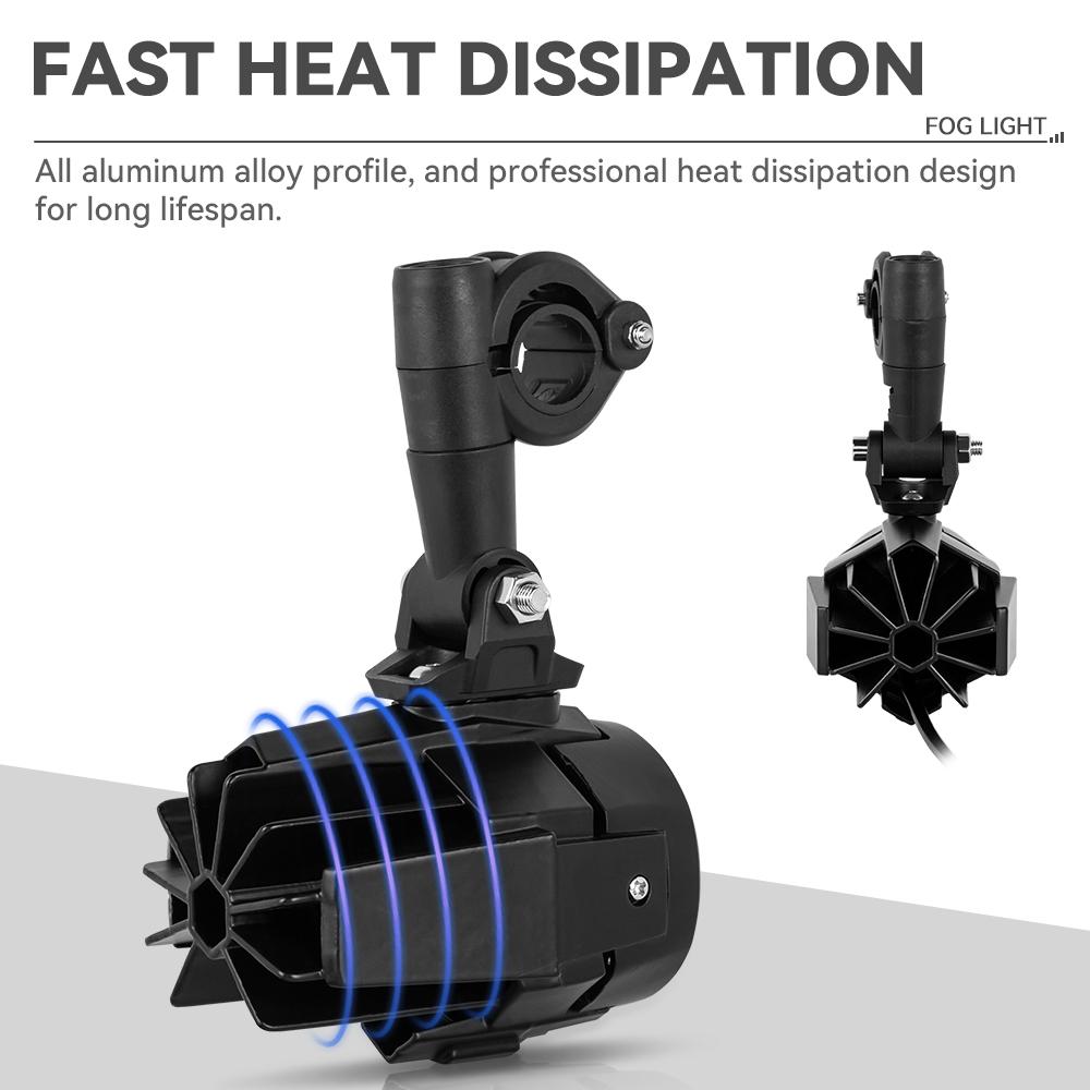 Fog Lights For BMW R1200GS F800GS F700GS F650 K1600 Motorcycle Accessories LED Auxiliary Fog Light Driving Lamp