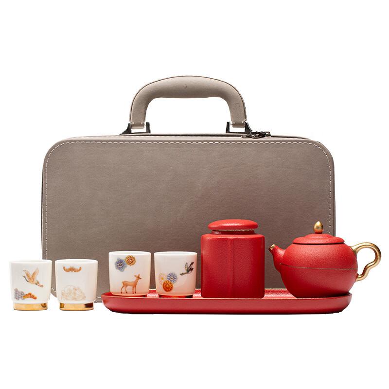 National Trend Portable Ceramic Teaware Set
