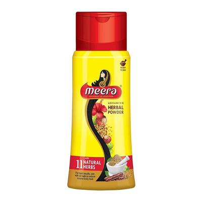 Mira: Dry Herbal Shampoo (120 G), Meera Advanced Herbal Powder