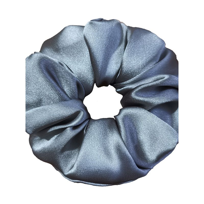 Nuovo Stile Europeo e Americano Semplice Blu Navy Scrunchie di Alta Gamma per Capelli Accessorio per Capelli Grande Fiore per la Testa Elegante Versatile Trendy