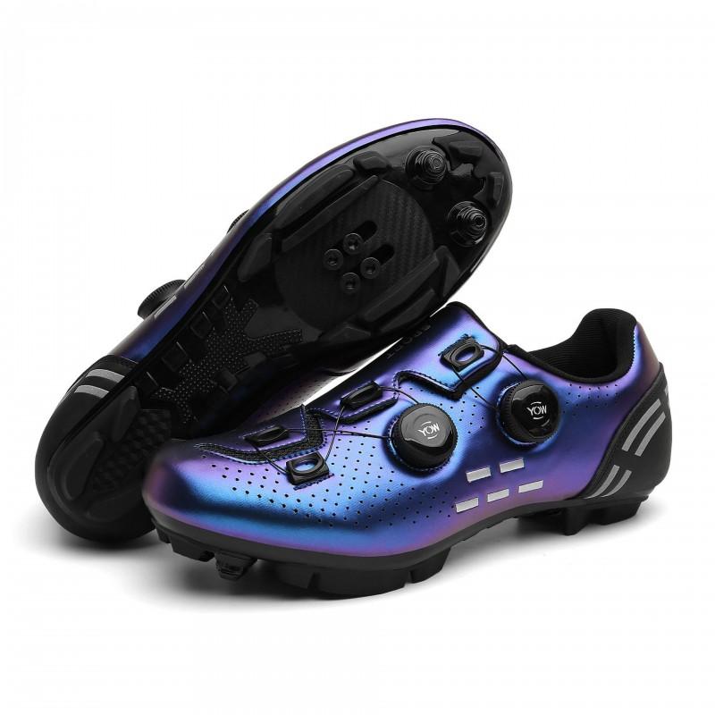 Rennradschuhe Mit Steifer Sohle Atmungsaktive Passform Herren Damen Große Größe MTB Fahrrad Option Ohne Cleats