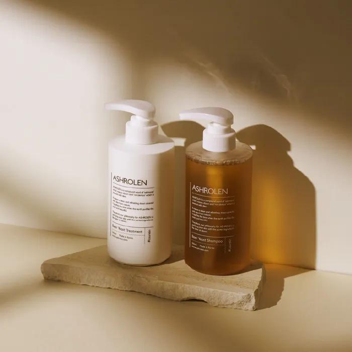 Ashloren German Beer Yeast Shampoo 2 Treatments 1 Set