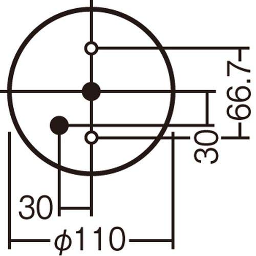 Panasonic Down Ceiling Light LGB51653LE1 Direct Mount 60 Type White