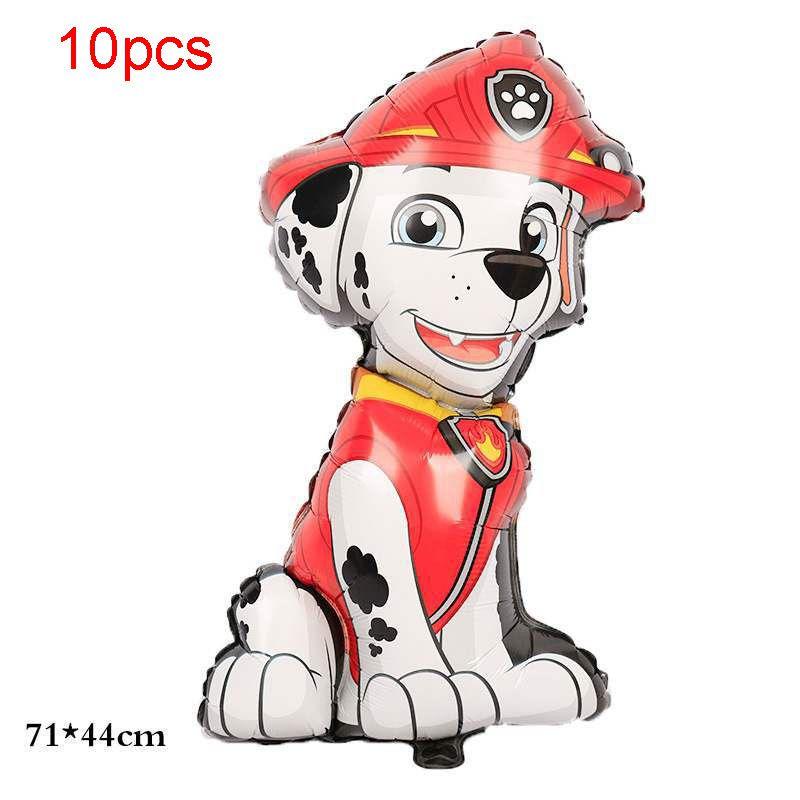 Lebhaftes Paw-Ballon-Set mit Marshall, Chase und Skye für unvergessliche Geburtstagsfeiern