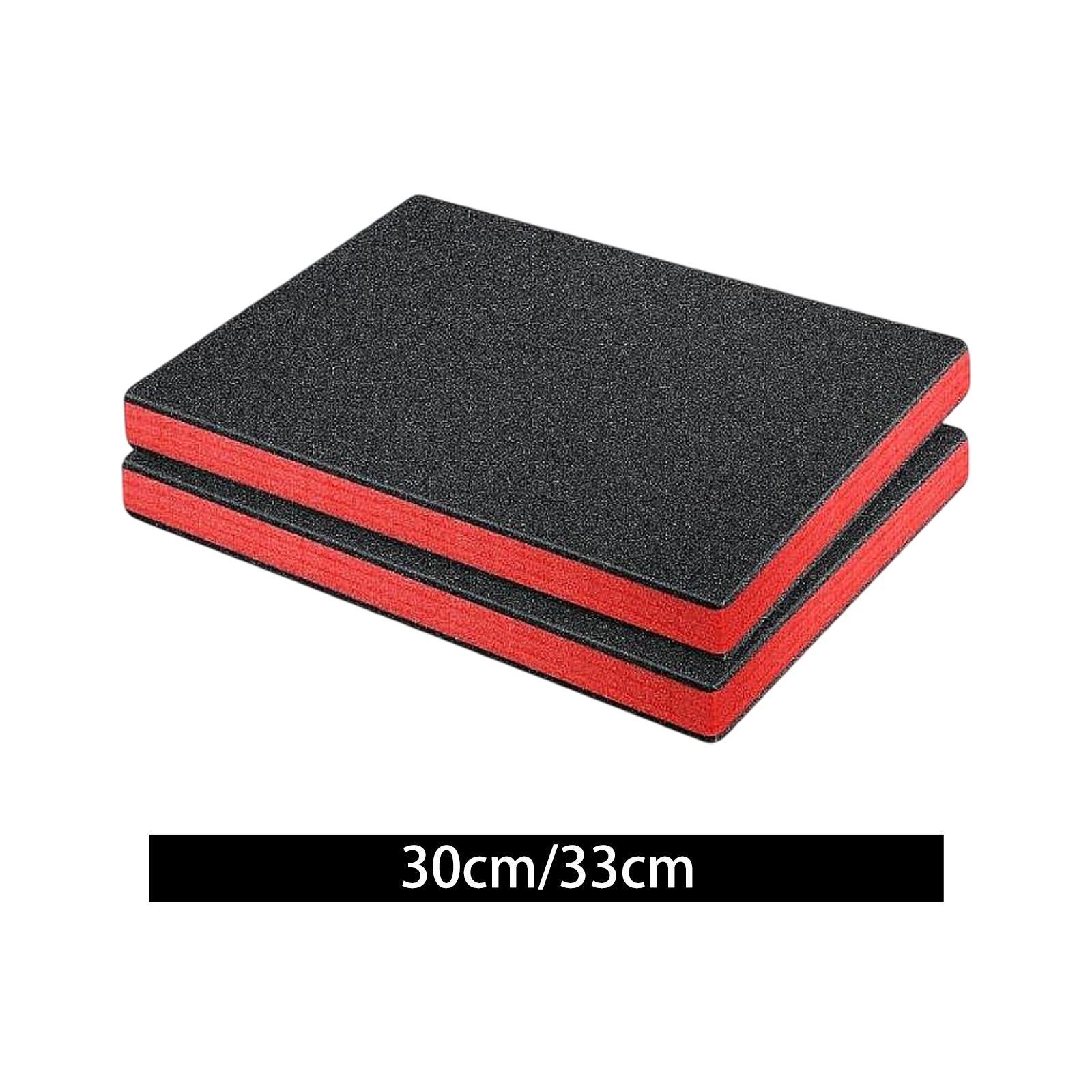 

2x Tool Box Foam Inserts Practical Non Slip Professional Epe Foam for Tabletop Miniatures Toolbox Transport Storage Padding L