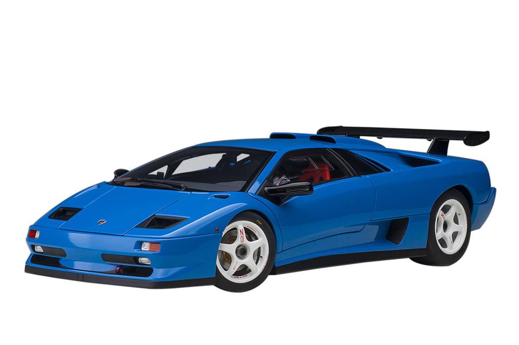 AUTOart 1/18 Scale Lamborghini Diablo SV-R BLU LE MANS (Blue) Finished Model 79148