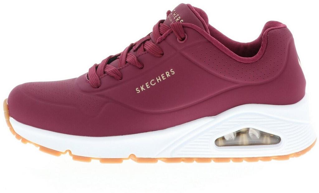 Skechers Uno - Stand On Air Женские кроссовки бордового цвета