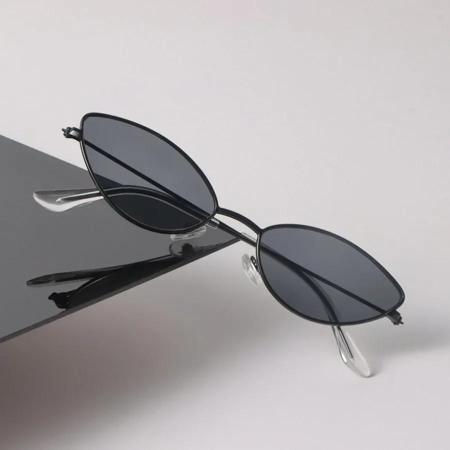 Small Cat Eye Sunglasses Women Men Retro Luxury Female Male Mirror Clear Designer Eyewear Brand Black Sun Glasses