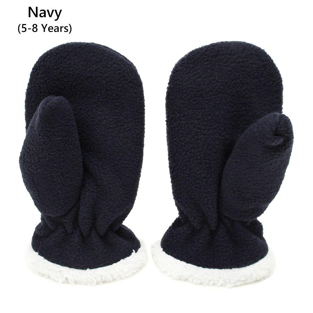 Χειμωνιάτικα Παιδικά Γάντια από Πολικό Φλις Εύκολης Εφαρμογής, Μουφάντια από Πολικό Φλις με Φλις Επένδυση, Μουφάντια για Μωρά και Νήπια