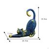 Figurine Decorative Cat Stretching Home Decor