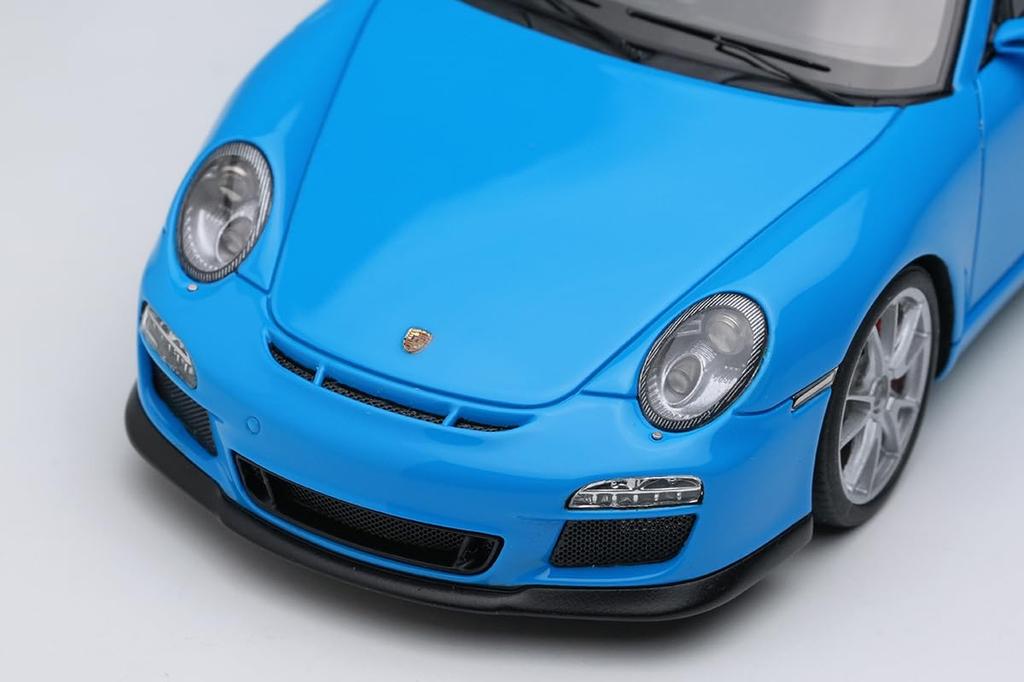 Porsche 911 GT3 Clubsport 2010 Riviera Blue - hotový produkt, model EIDOLON, měřítko 1:43, EM721A (997,2)