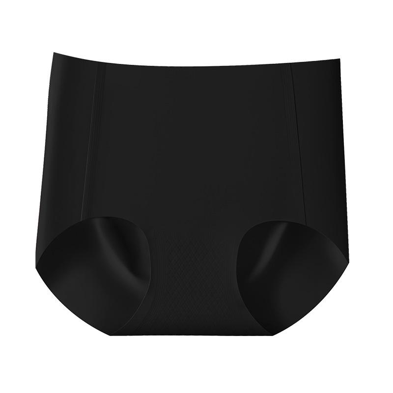 Seamless Women's Mid-High Waist Skin-Friendly Yoga Briefs - Breathable, Antibacterial, Milk Skin