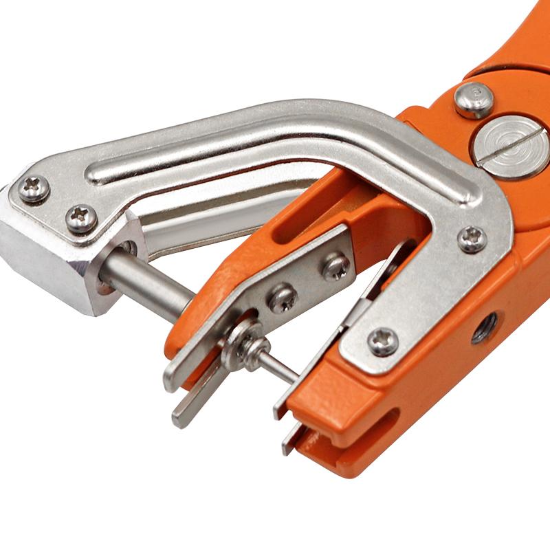 1Pz Pinze per Marchi Auricolari Bovina Capra Pinza Idraulica Verticale Dispositivo di Controllo Animale Bovina Animale Auricolare Applicatore Perforatore
