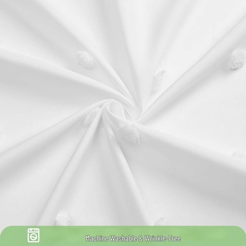 Hydrangea Floral Tassel Shower Curtain: Elegant Style for Home & Hotel Bathrooms