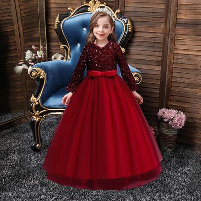 Φόρεμα Princess Girls Φόρεμα με μακριά παγιέτα Παιδικά