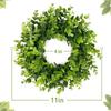 Eucalyptus Flower Garland for Home Decoration - Spring & Summer Ornament for Doors & Windows, Christmas Floral Hanging Decor