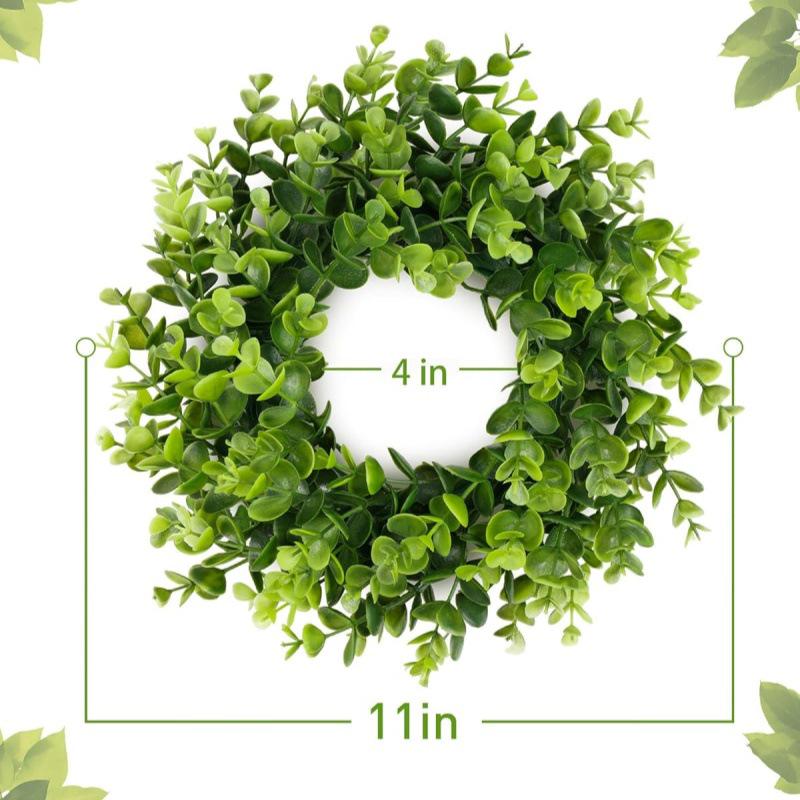 Eucalyptus Flower Garland for Home Decoration - Spring & Summer Ornament for Doors & Windows, Christmas Floral Hanging Decor