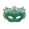 Half Face Design Glitter Crown Mask Sparkle Finish Role Playing Mask Party Mask Accessory  Adults