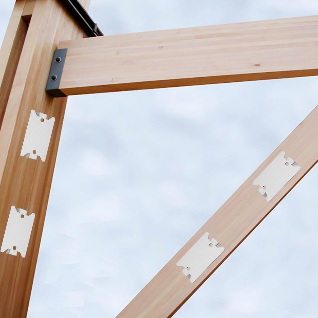 50 Count Nail Plates for Wood Stud Applications Heavy Duty Cable Wire Protectors to Avoid Damage During Construction