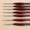 7Pcs Paint Brush Set Professional Sable Hair Art Nail Painting Drawing Brushes Art Painting Brush Pen.