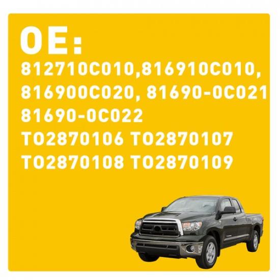 For 2000-2013 Toyota Tundra Tacoma 2005-15 LED License Plate Light White New US