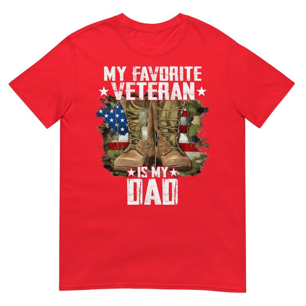 Father Veterans Day My Favorite Veteran Is My Dad For Kids Tshirt S