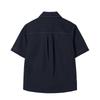 BROMPTON LONDON W Denim-Like Half Sleeve Shirt - Navy (P252Wsh180)